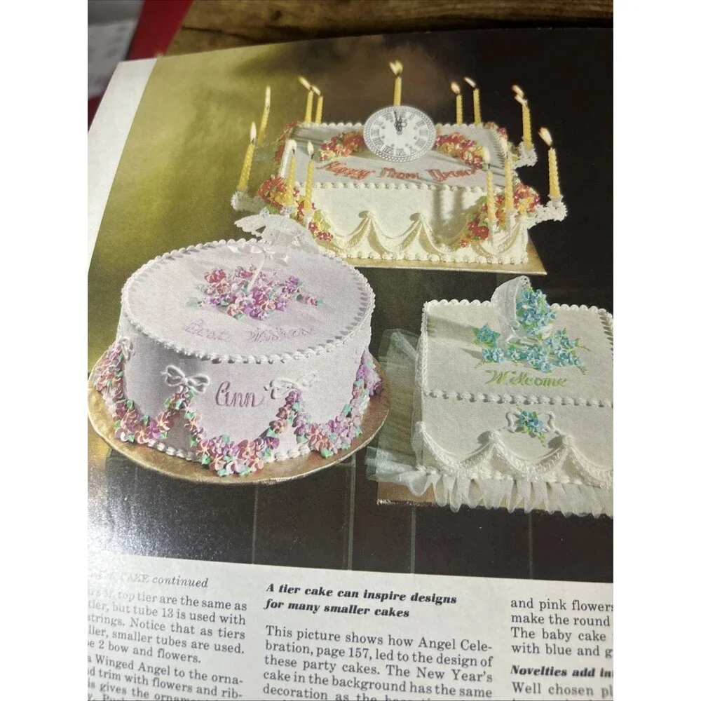 Celebrate! IV The Annual for Cake Decorators 1977 Vintage Cook Book By Wilton